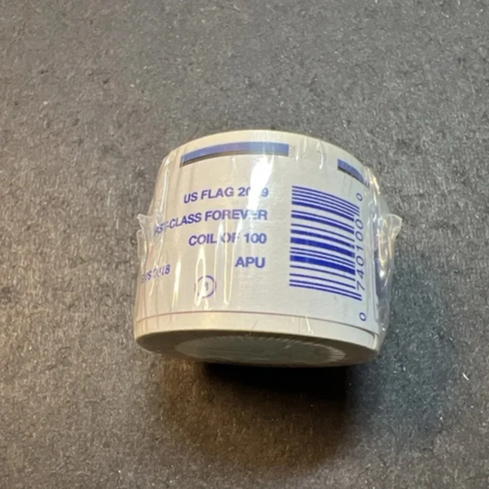 10 Rolls 2019 First-Class Forever Stamp - Blue and White